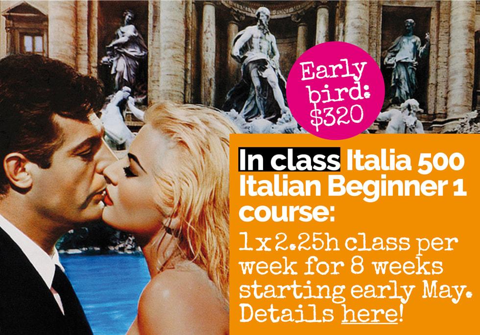 Italian classes Sydney at Italia 500 Sydney - Italia 500 Italian Beginner 1 course