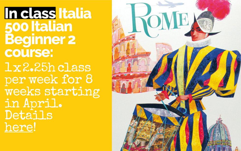 Italian lessons Sydney at Italia 500 Italian Beginner 2 course