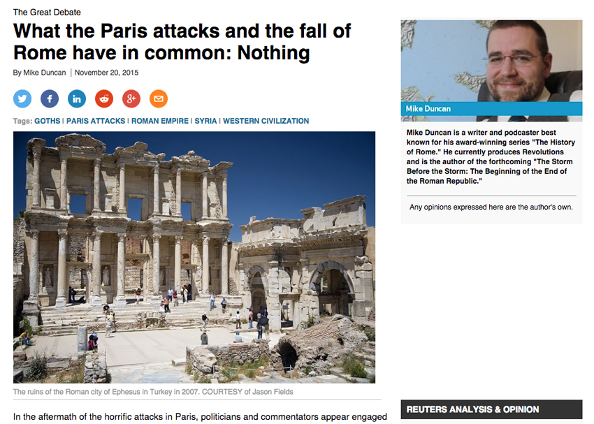 Learn Italian Sydney Italia 500 - Mike Duncan on Paris attacks