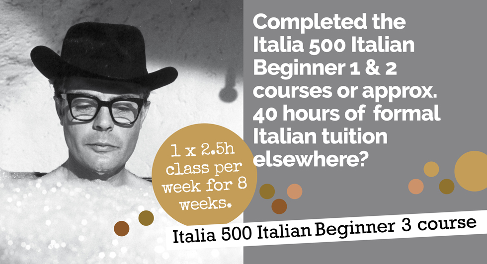 Italian classes Sydney at Italia 500