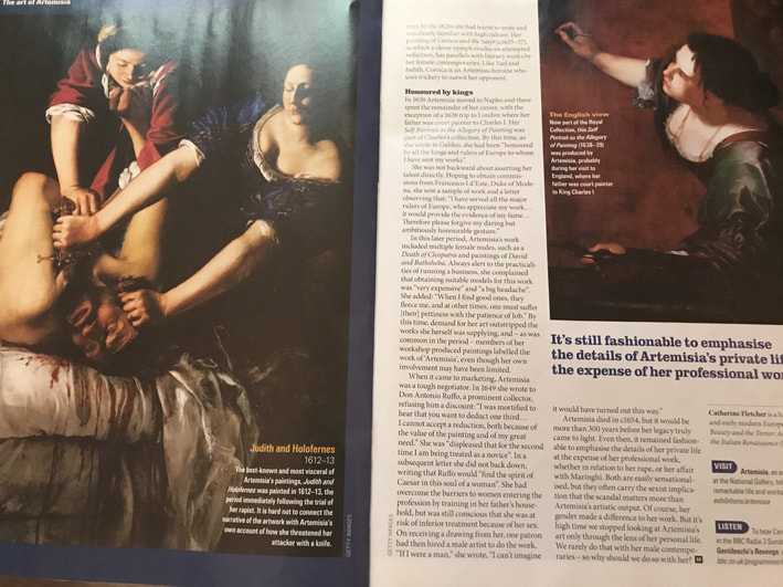 History Magazine articolo Artemisia Gentileschi p4