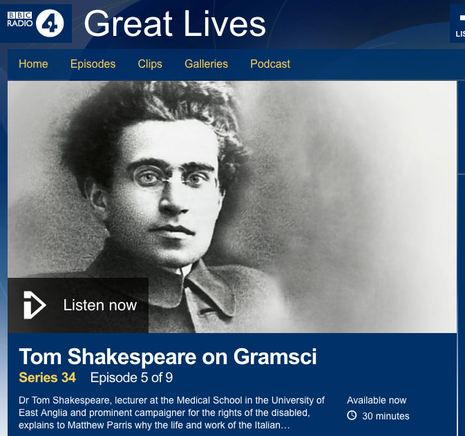 Learn ITalian Sydney at Italia 500 - Tome Shakespear on Gramsci BBC Radio 4